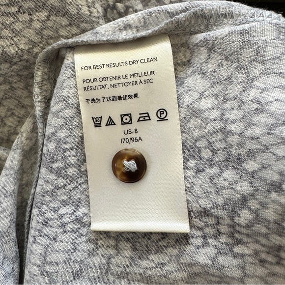 Anthropologie Black and White Maxi Dress size 8 - Picture 5 of 6